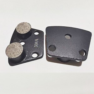 Earnáil 2 Diosca Diamond sorcóra 30nElimate sean -phéint dioscaí meilte ar dhromchlaí coincréite